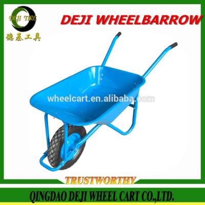 2016 New DEJI wheel barrow manufacturer heavy duty garden hand tools wheelbarrow made in China