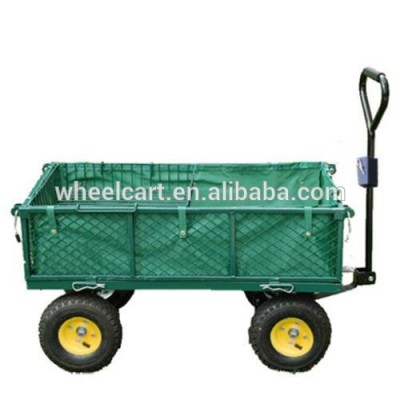 Heavy duty utility garden trolley wagon cart